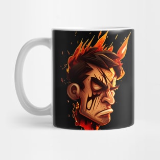 Angry Man Face Mug